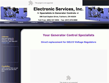 Tablet Screenshot of gen-powercontrols.com